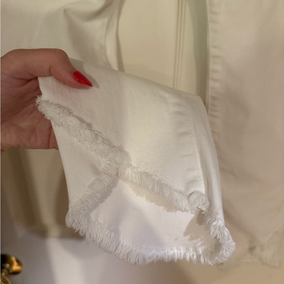 Joe’s Women's “Charlie” White High Rise Skinny Ankle Jeans - Picture 5 of 8